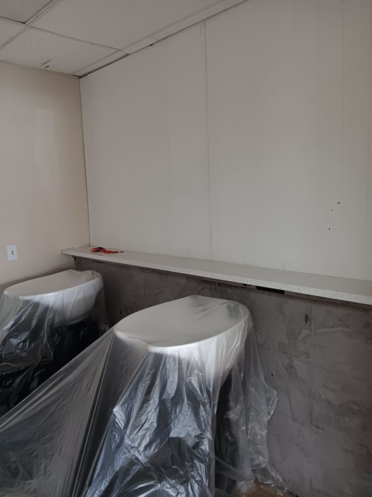 Painted room detail