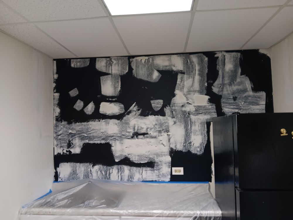 Painted room detail